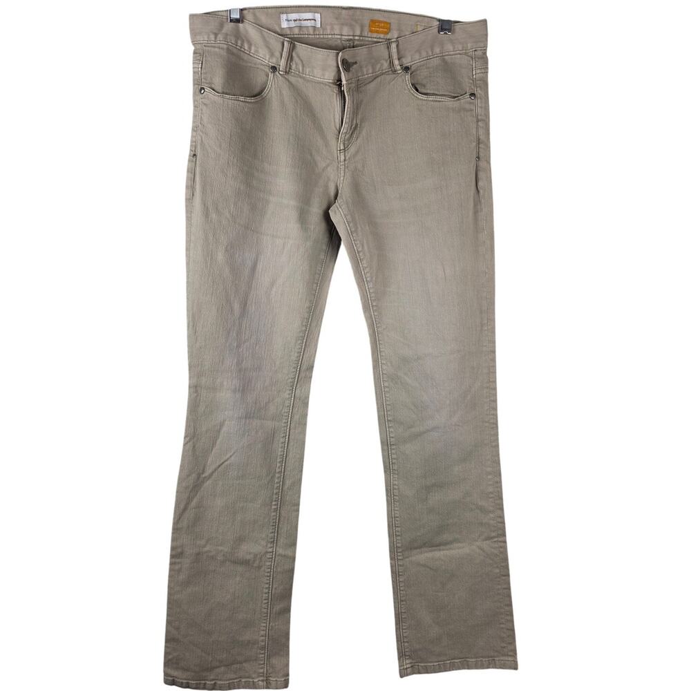 Pilcro and the Letterpress Taupe Low Rise Straight Leg Jeans Size 28 EUC Western